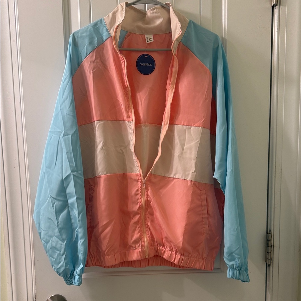 Colorblock Windbreaker Jacket - Picture 2 of 4